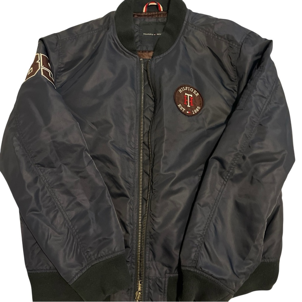 Tommy Hilfiger Men's Navy Bomber Jacket